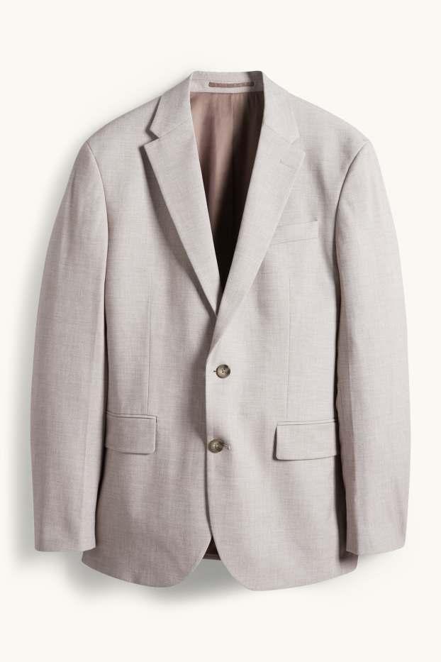 Uomo - Giacca coordinabile - regular fit - Flex - grigio