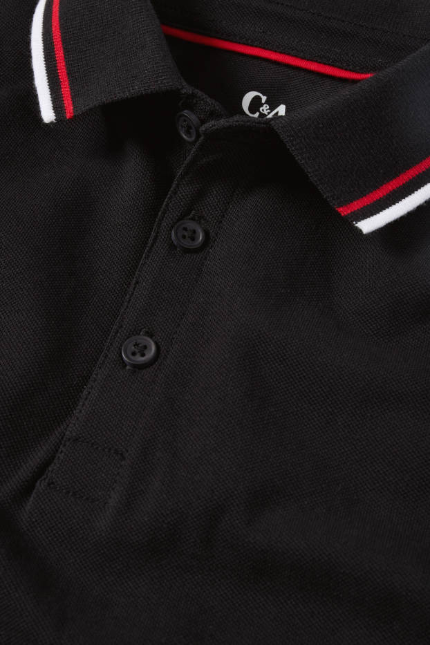 Enfants garçons - Polo - noir