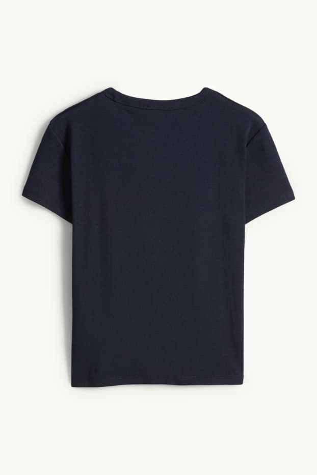 Femei - Tricou - slim fit - albastru închis