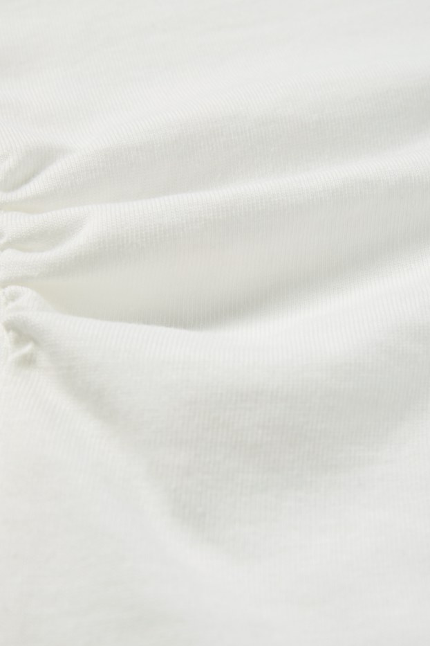 Femmes - T-shirt - slim fit - blanc