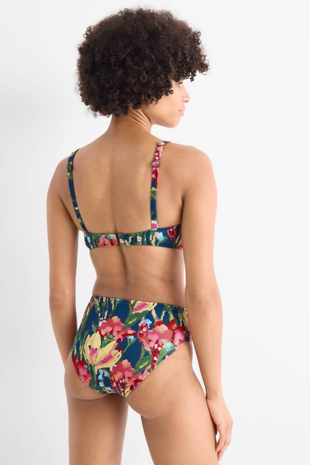 Dámské - Vrchní díl bikin - s vycpávkami - bez kostic - LYCRA® XTRA LIFE™ - tmavomodrá