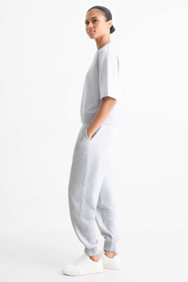 Femmes - Pantalon de jogging - gris clair chiné