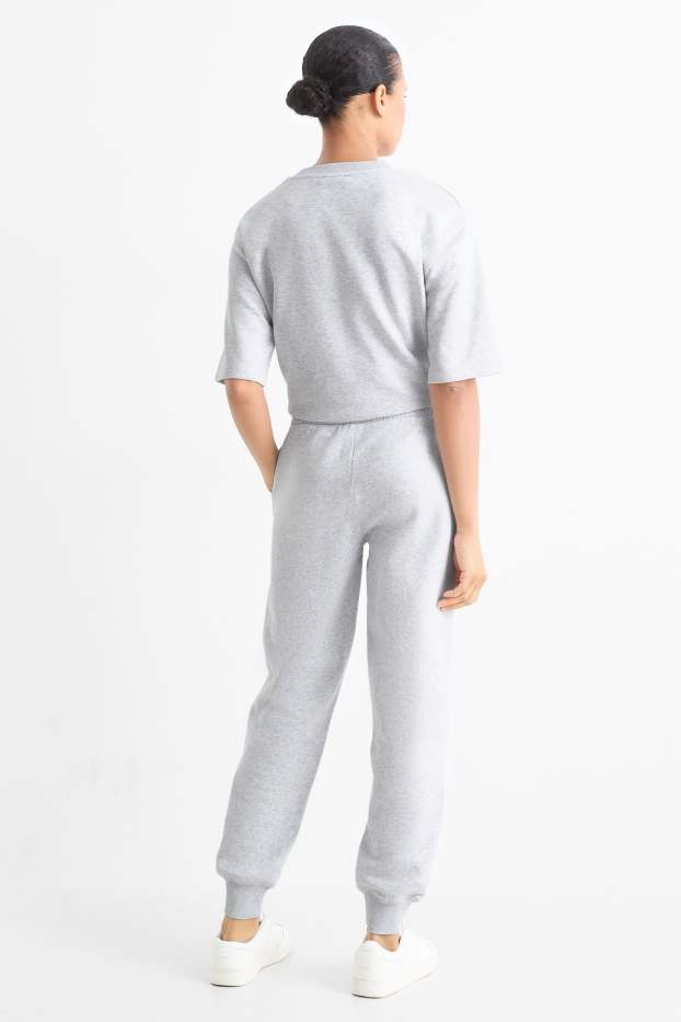 Femmes - Pantalon de jogging - gris clair chiné