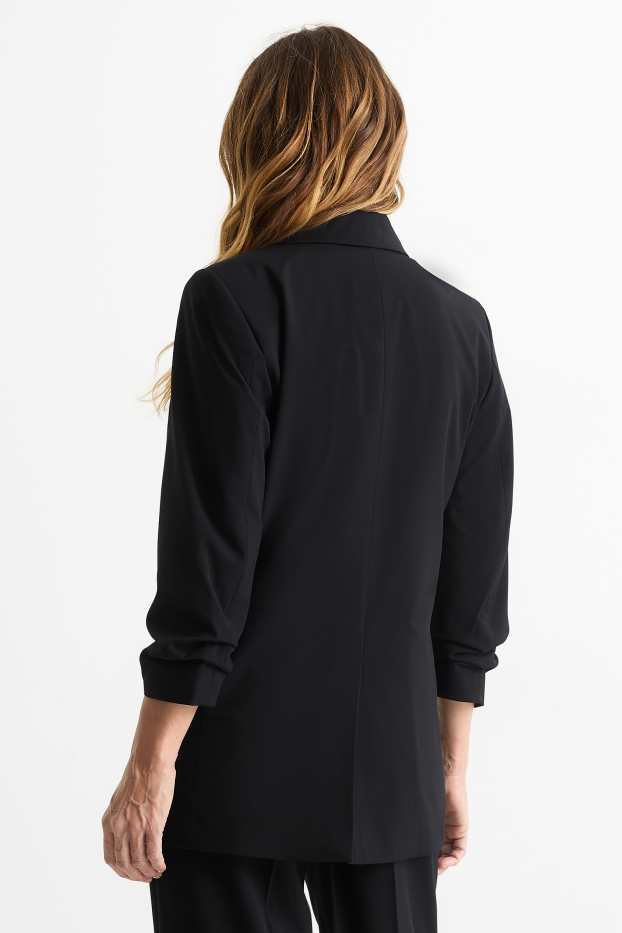 Damen - Business-Blazer - Regular Fit - schwarz