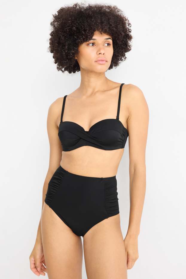 Dona - Calces de biquini - high waist - LYCRA® XTRA LIFE™ - negre