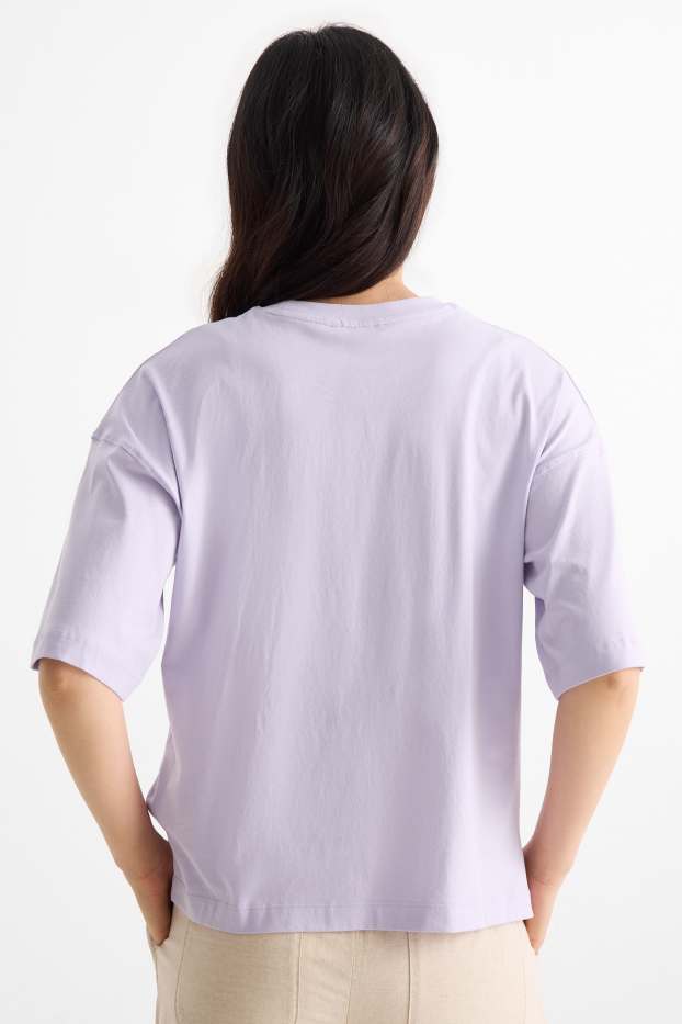 Damen - T-Shirt - Regular Fit - lila