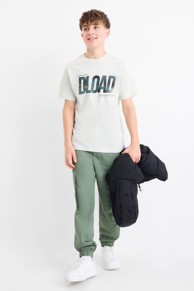 Children Boys - Cargo trousers - dark green