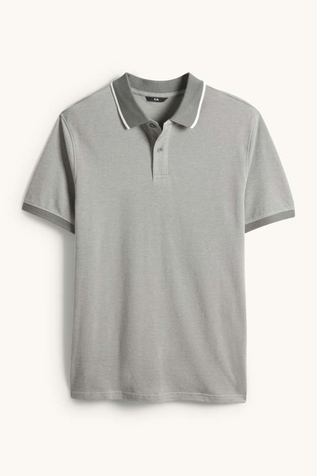 Herren - Poloshirt - Regular Fit - grün