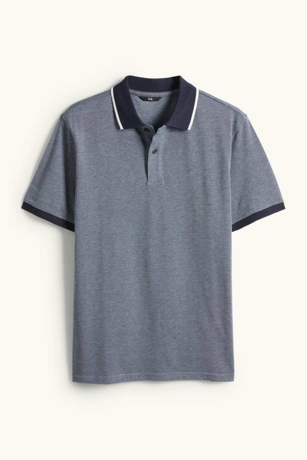 Herren - Poloshirt - Regular Fit - blau