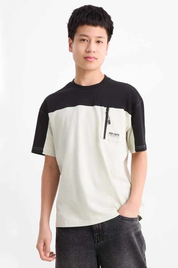 Bambini - T-shirt - bianco / nero