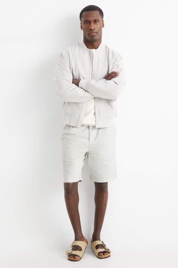 Pánské - Šortky - bílá