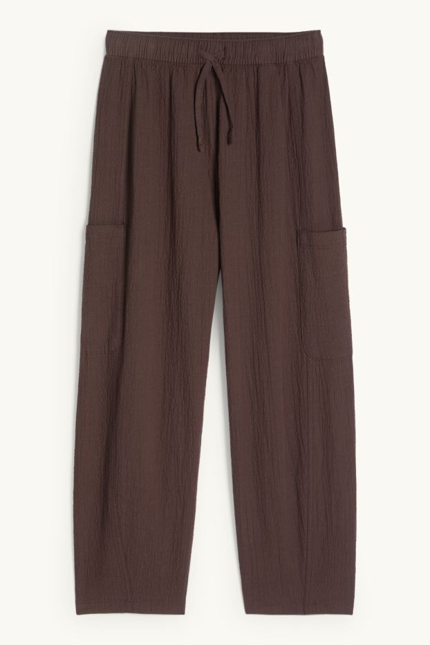 Copii - Fete - Pantaloni de stofă - maro