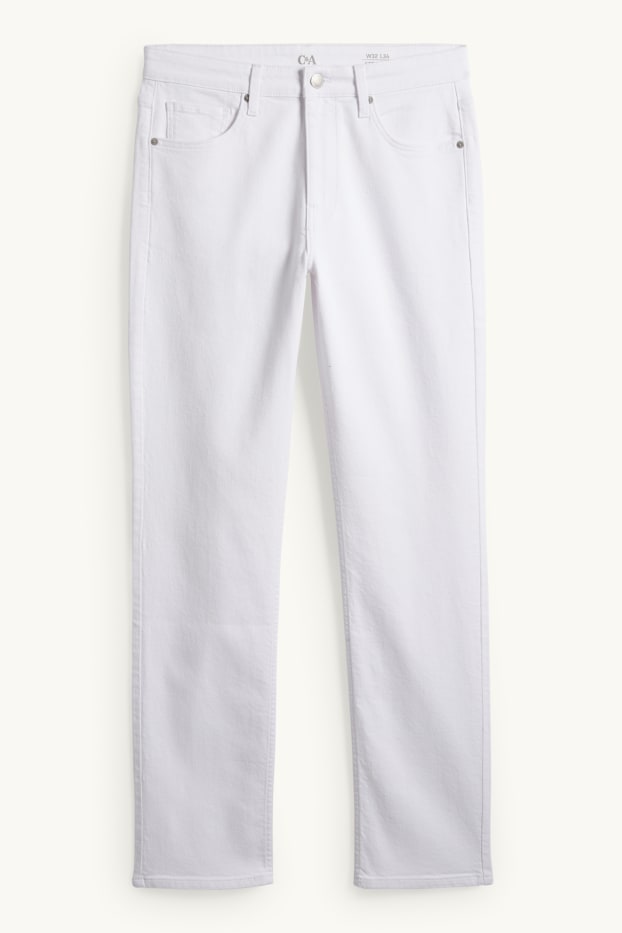 Hommes - Straight jean - blanc