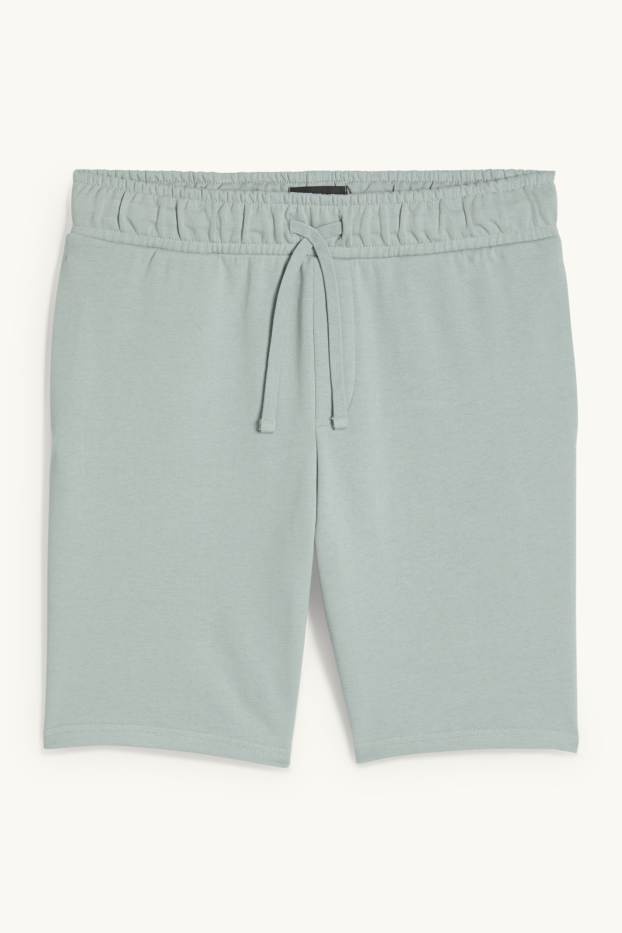 Uomo - Shorts di felpa - verde
