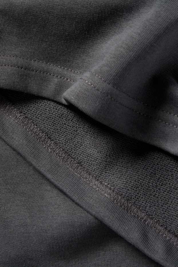 Uomo - Shorts di felpa - grigio scuro