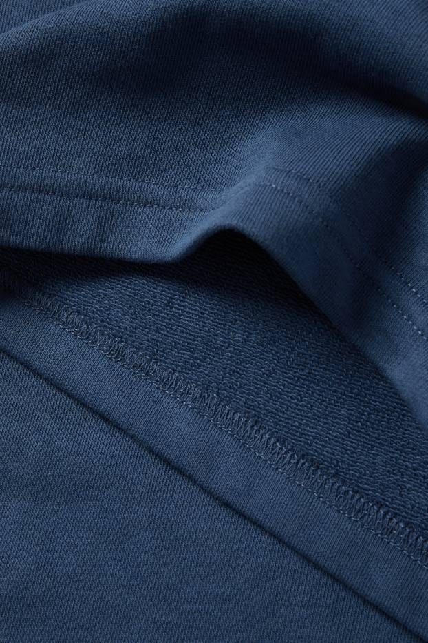 Bărbați - Pantaloni scurți de trening - albastru închis