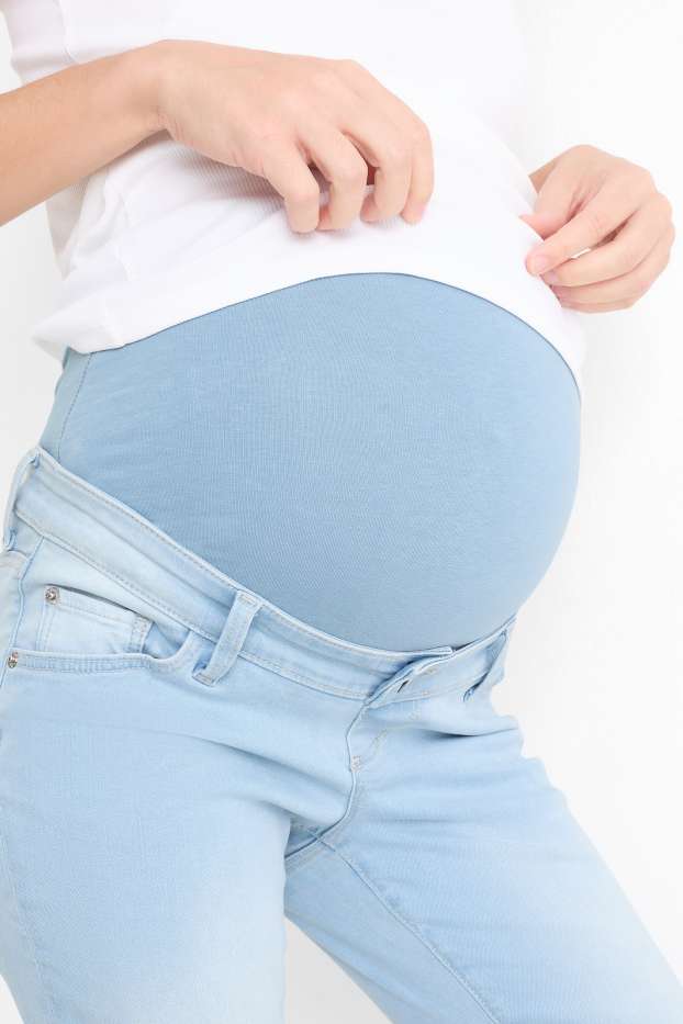 Dames - Zwangerschapsjeans - slim jeans - LYCRA® - jeanslichtblauw