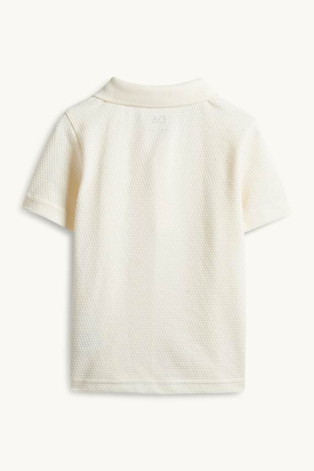 Nen - Polo - texturat - crema