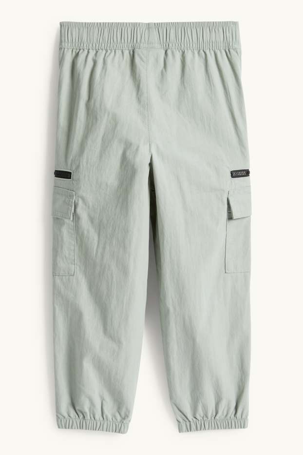 Children Boys - Cargo trousers - light green