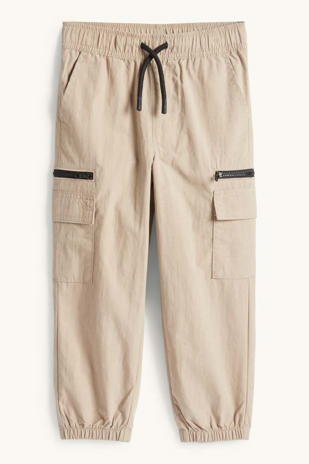 Children Boys - Cargo trousers - light brown
