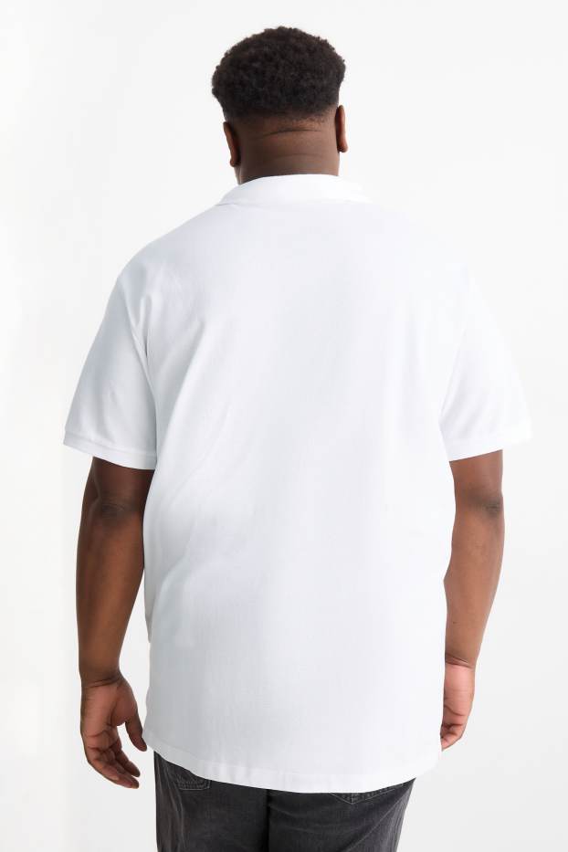 Men - Polo shirt - white