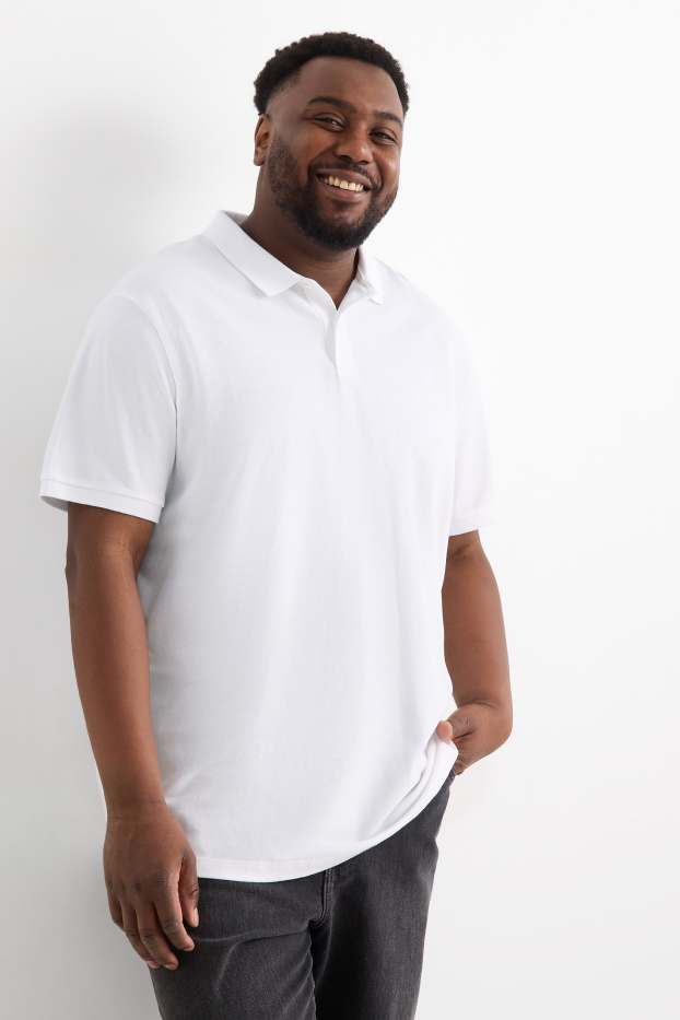 Men - Polo shirt - white