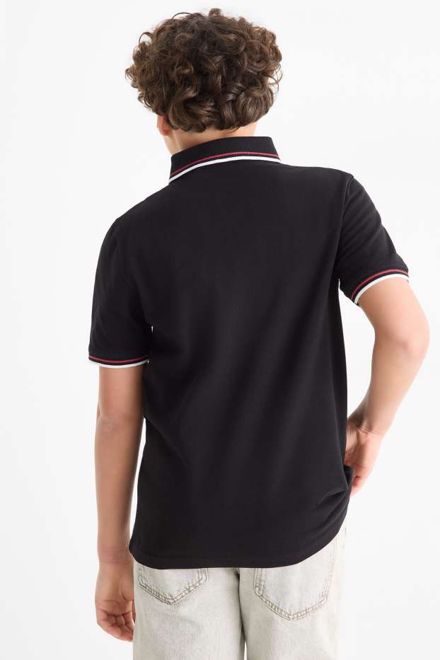 Enfants garçons - Polo - noir