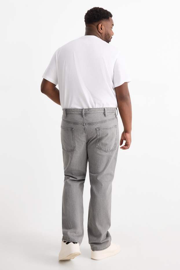 Heren - Straight jeans - grijs