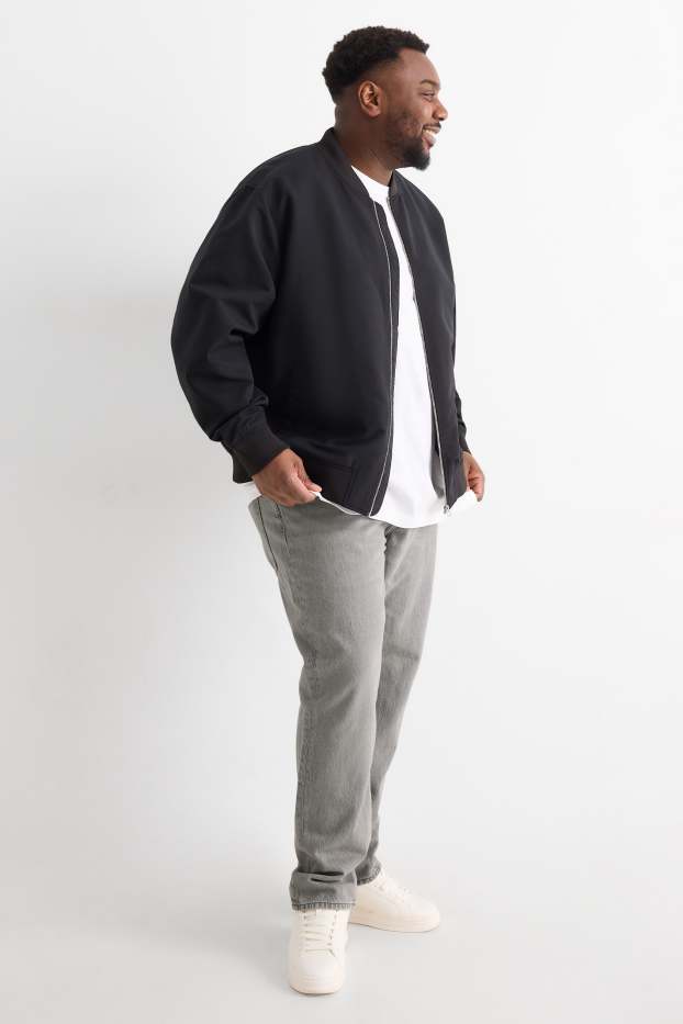 Heren - Straight jeans - grijs