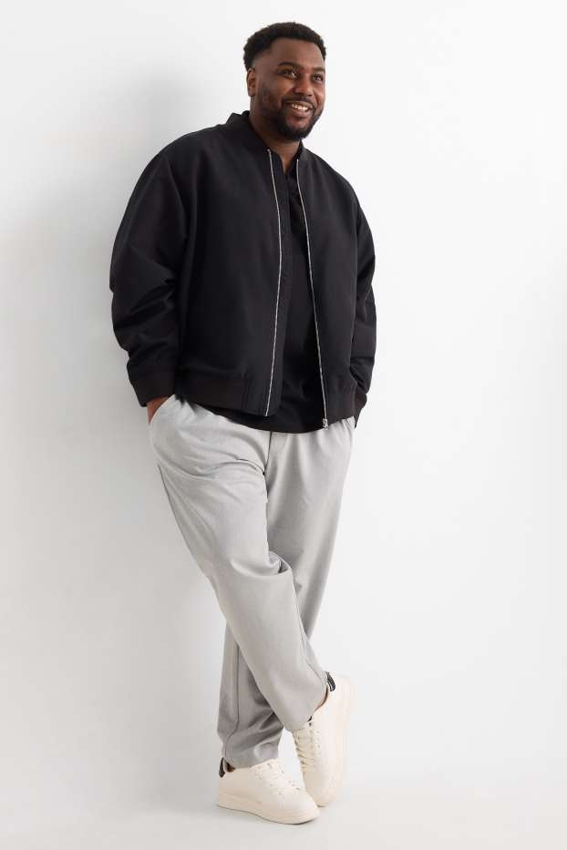 Men - Chinos - tapered fit - light gray