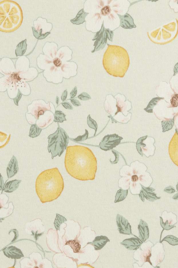 Miminka - dívky - Multipack 3 ks - pomeranče a citróny - body pro miminka - bílá