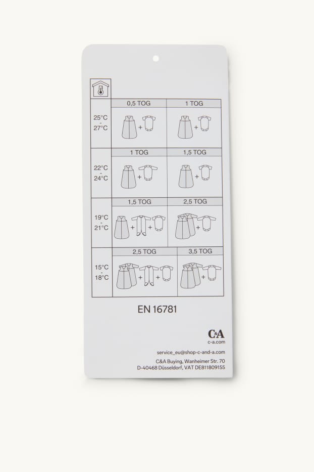 Baby Boys - Marine animals - baby sleeping bag - 6-18 months - white