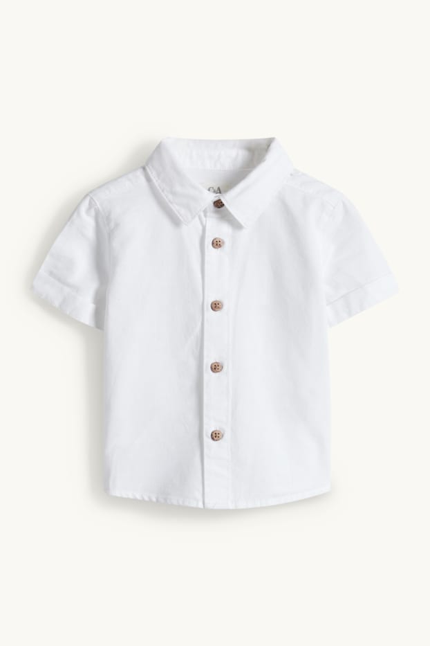 Nadó nen - Conjunt per a nadó - 4 peces - de festa - blanc