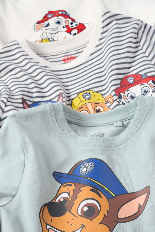 Bambini - Confezione da 3 - PAW Patrol - Chase, Marshall - maglia a maniche corte - bianco / blu