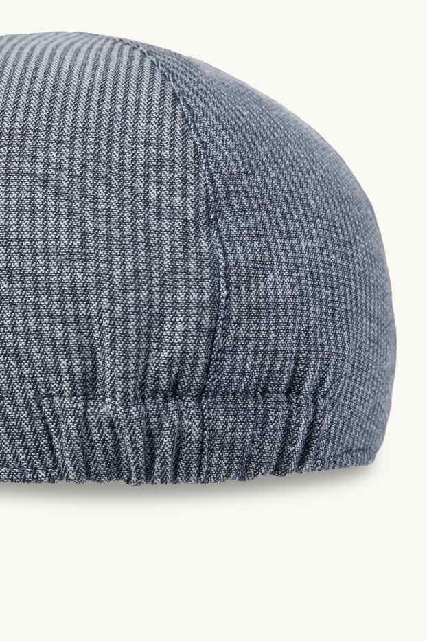 Herren - Schiebermütze - strukturiert - grau