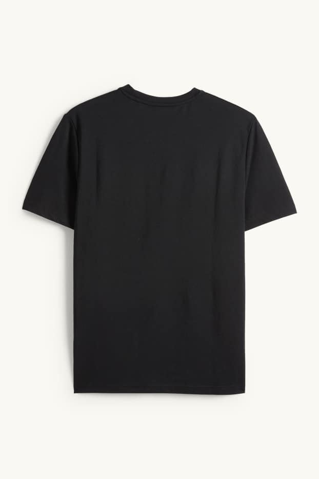 Men - T-shirt - regular fit - black