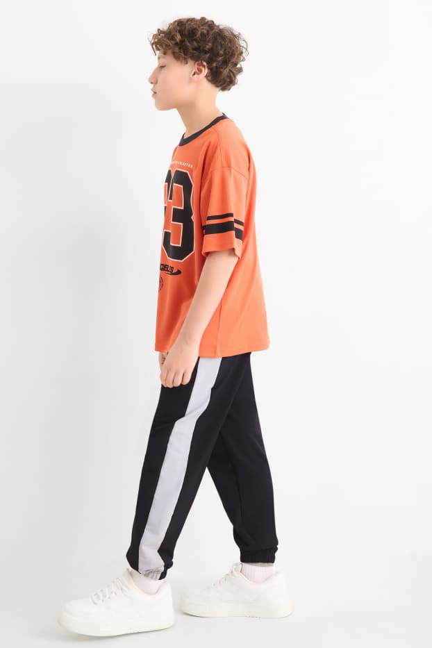 Enfants garçons - Bas de jogging - gris / noir