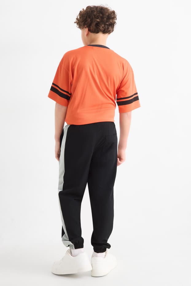 Enfants garçons - Bas de jogging - gris / noir