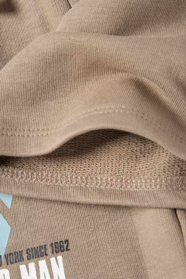 Kinder Jungen - Spider-Man - Set - Kurzarmshirt und Cargo-Sweatshorts - blau  / beige