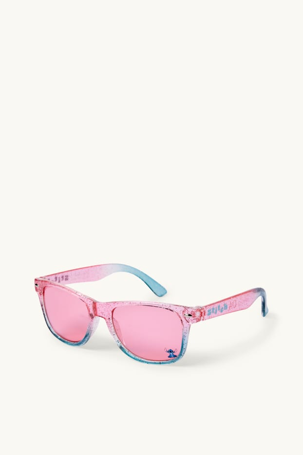 Copii - Fete - Lilo & Stitch - ochelari de soare - roz / albastru deschis