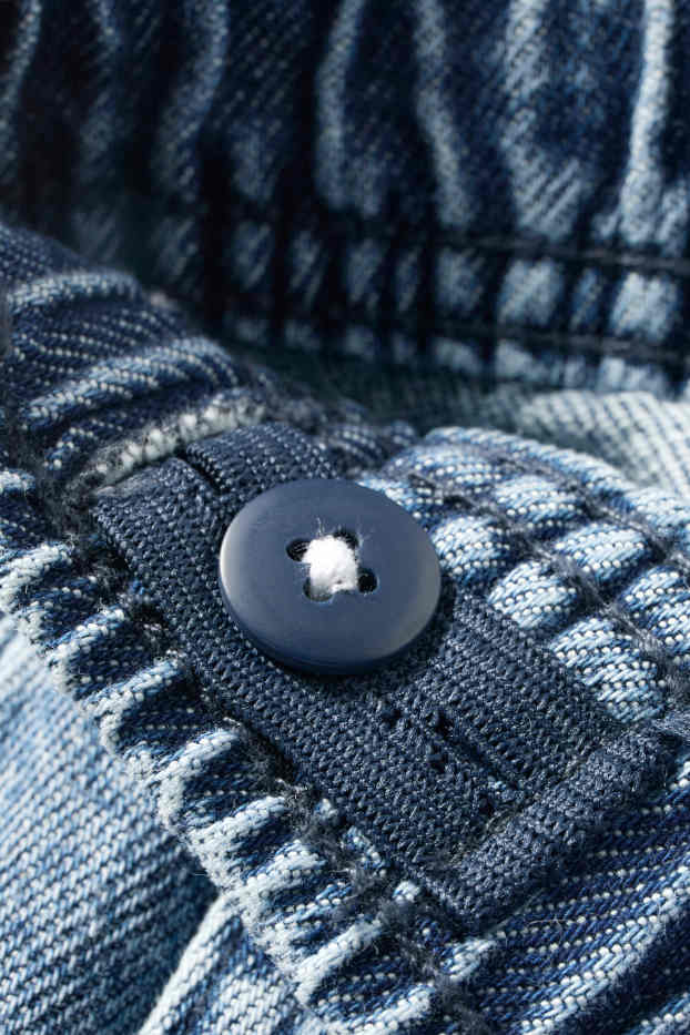 Enfants garçons - Lot de 2 - bermudas en jean - bleu