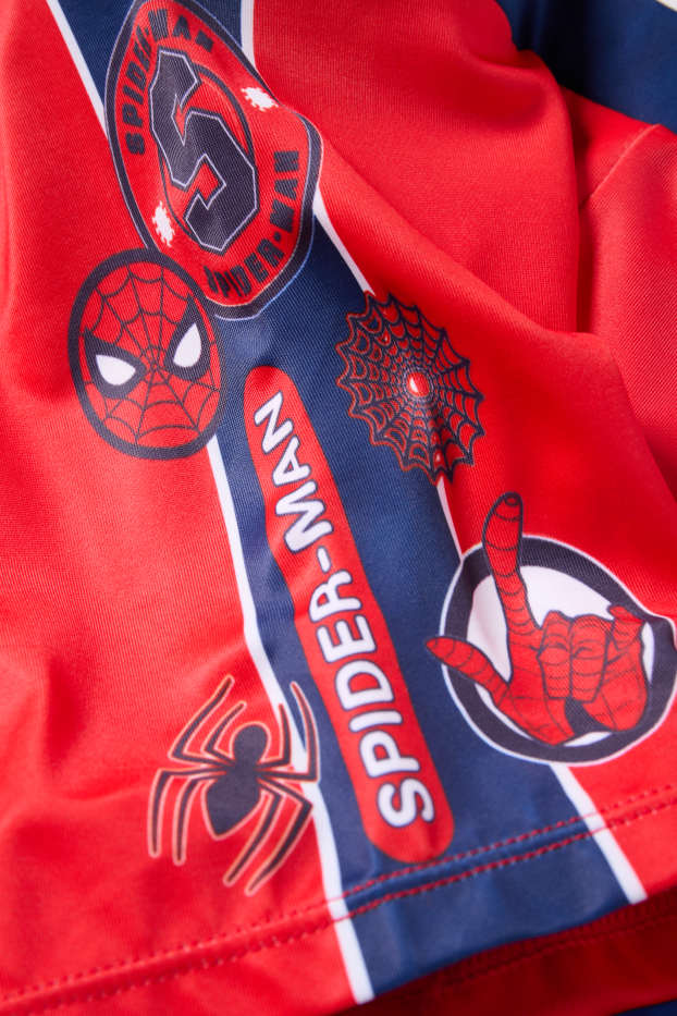 Children Boys - Spider-Man - swim shorts - LYCRA® XTRA LIFE™ - red / blue
