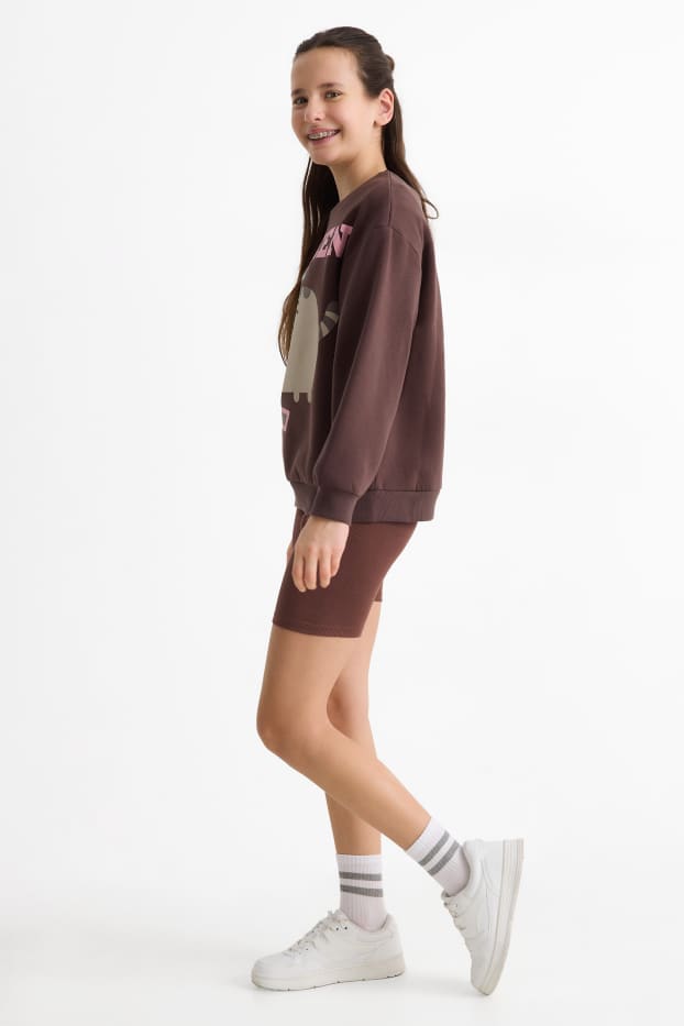 Nena - Paquet de 2 - pantalons ciclista - acanalats - negre