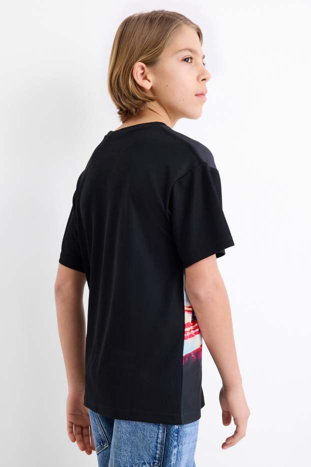 Kinder Buben - Fast & Furious - Kurzarmshirt - schwarz