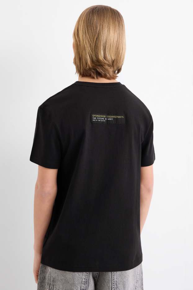 Bambini - SpongeBob - t-shirt - nero