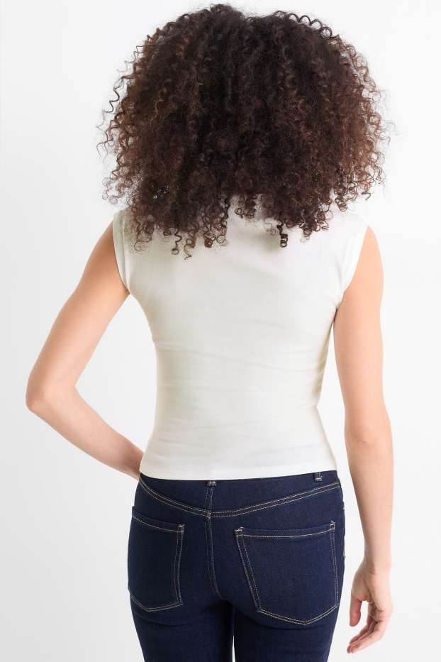 Damen - Top - weiss