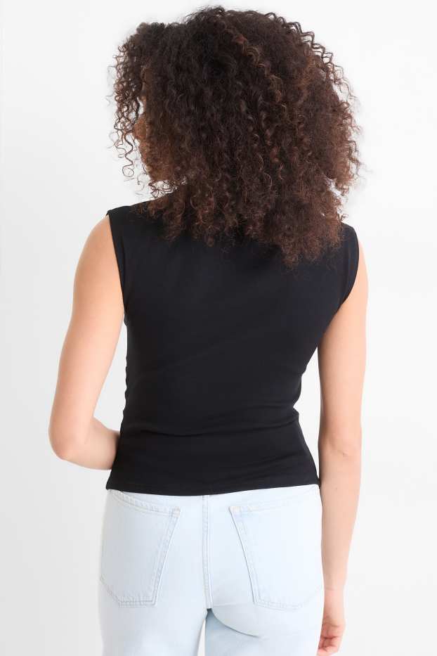 Damen - Top - schwarz