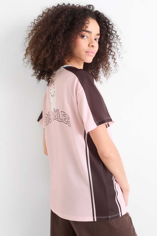 Damen - T-Shirt - Oversized - rosa