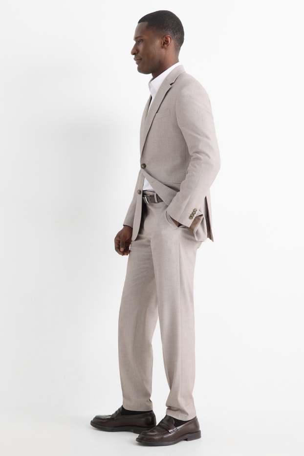 Bărbați - Pantaloni modulari - regular fit - Flex - bej