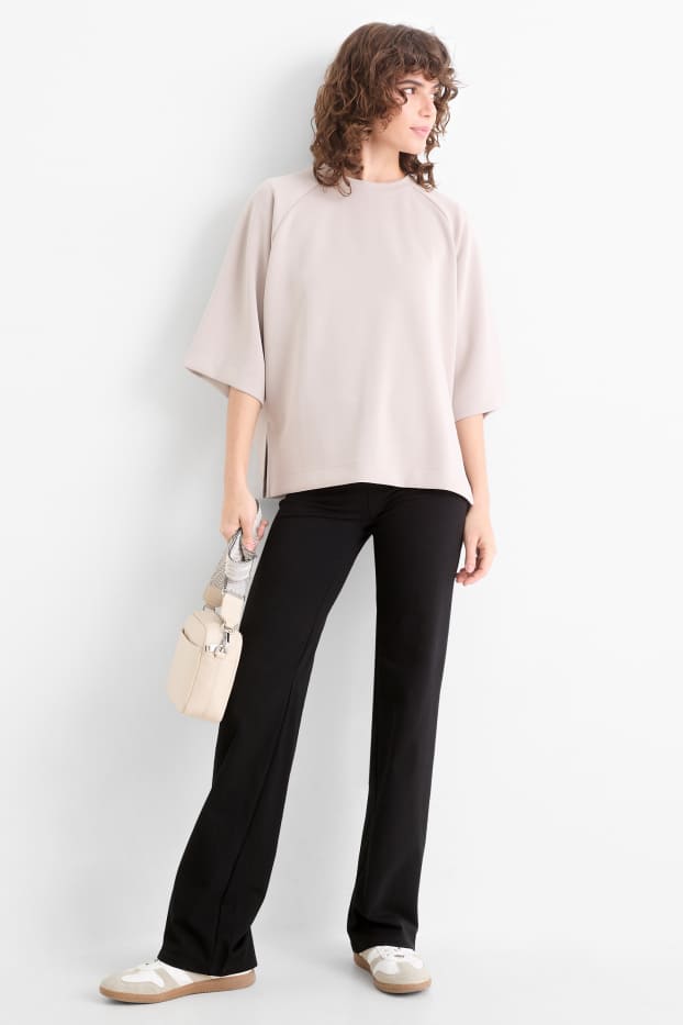 Donna - Confezione da 2 - leggings diritti - nero